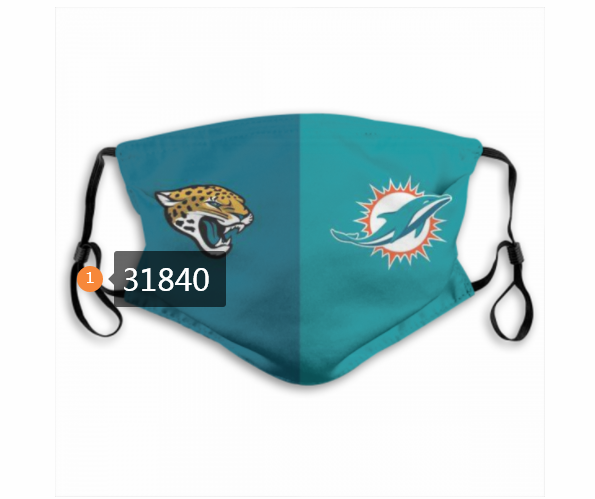 NFL Miami Dolphins 1132020 Dust mask with filter